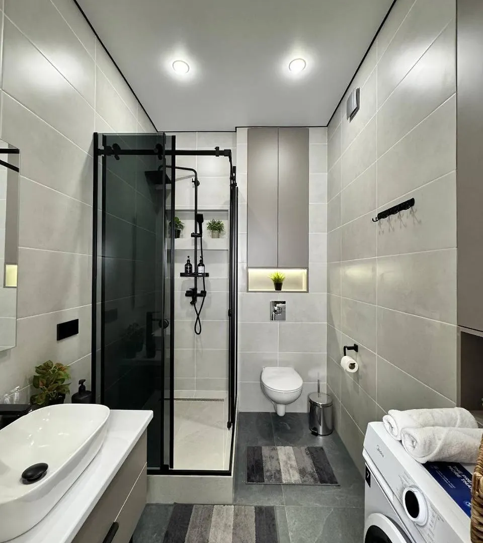 2 Room Apartment, Жк Комфорт Сити, Flat 132 Almaty 0*,